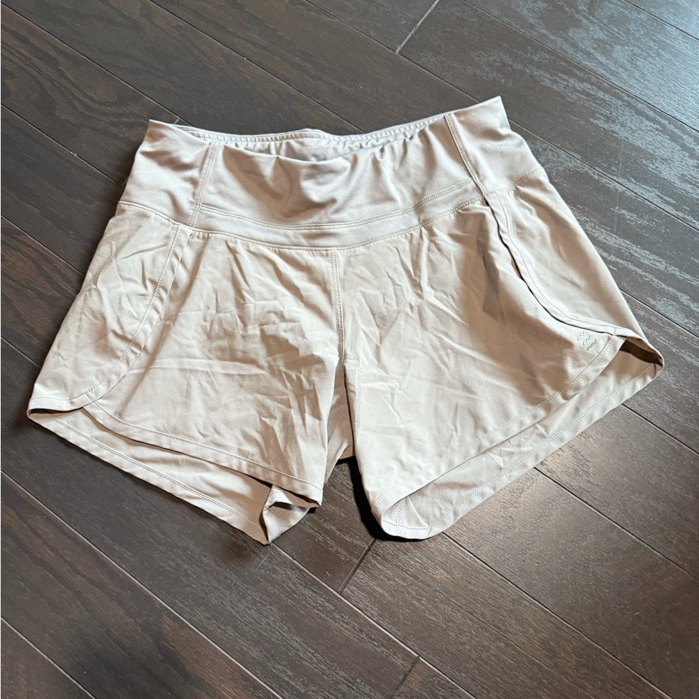 Free Fly Apparel Women's Athletic Shorts in light grey